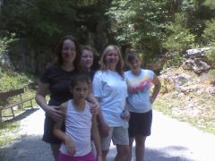 Nicole & Lynn with kids at Cumberland Caverns