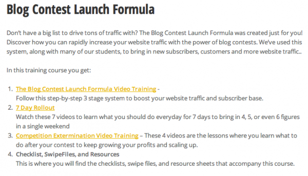 Blog Contest Launch Formula