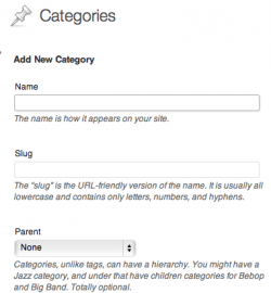 understand wordpress categories