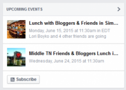 Facebook Page Events