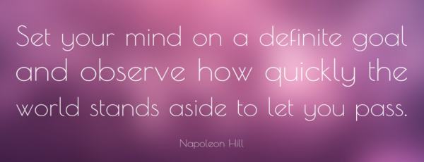 Favorite Napoleon Hill Quote