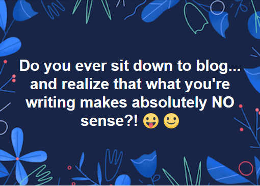 Blogging Problems