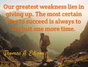 Thomas Edison Quote